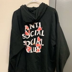Anti Social Social Club Kkoch Hoodie sz XL